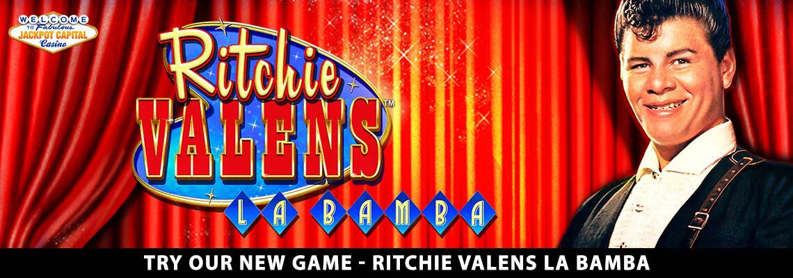 We’re offering lucrative bonuses and tons of free spins on our new game, La Bamba, based on the timeless Ritchie Valens’ song that we all know and love! 